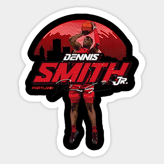 Dennis Smith Jr. Portland Skyline Sticker by lam-san-dan